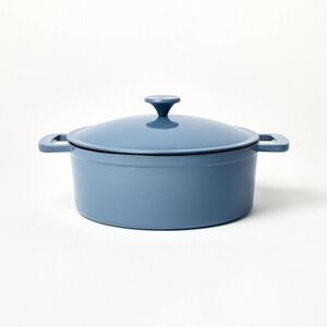 Figmint - 5.5qt Enamel Dutch Oven Blue - Figmint Blue